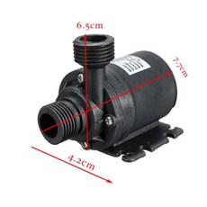 DC 800LH 액세서리 순환 펌프 5m 12V 브러시리스 태양광 워터 펌프 수중 24V 수족관 모터 물, 1개