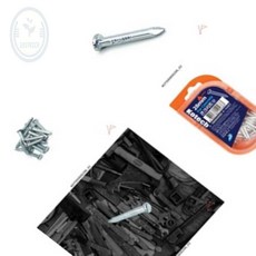 마음을끄는잡화점 콘크리트못 28MM 벽에시계걸기 세멘못, 1개