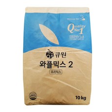 큐원 와플믹스 10kg 프리믹스 대용량 삼양사 크로플, 1개