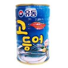 유동 고등어 통조림, 400g, 6개