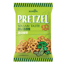 삼진 미니 프레첼 와사비맛, 70g, 15개