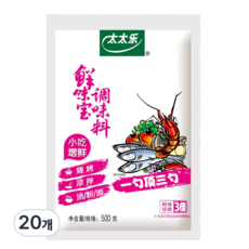 왕부정 중국식품 태태락 샨미바오 조미료 업소용 다시다 미원 선미보, 20개, 500g