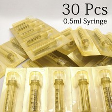 Juvederm 얼굴 필러 고압 펜 건 히알루론 입술 주입 주사기 바늘 앰플 헤드 30 개, [02] 30pc 0.5 syringe, 02 30pc 0.5 syringe, 한개옵션1