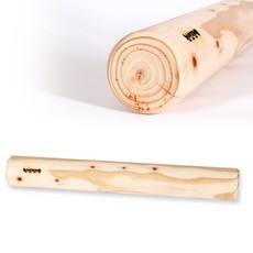 다운몰 천연 편백나무 원형 안마봉(58cm) 마사지봉 요가봉 밀대, 1개