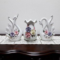 엔틱도자기화병