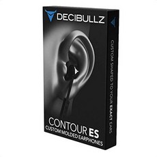 Decibullz-쉽고 빠르게 귀 모양을 잡는 맞춤형 성형 Contour ES 인 이어 헤드폰 (검정) PROD1730154507, One Color, 상세 설명 참조0