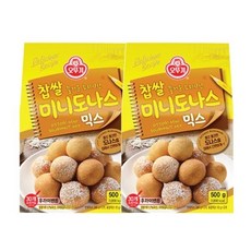 오뚜기 찹쌀 미니도나스 믹스, 2개, 500g