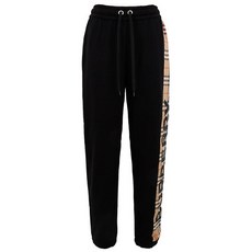 버버리 20FW 블랙 빈티지 체크 패널 조깅 팬츠 8024541 BLACK 8024541BLACK