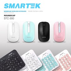 [랜덤마트]그린유통킹스마텍 무선 키보드 마우스세트 STC-300ㅣSTM-200, 단일상품, 단일상품, 01.키보드+마우스세트 핑크(STC-300)
