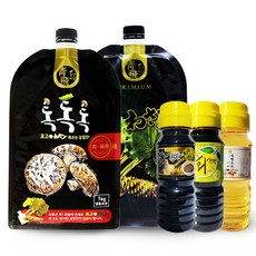 [Set5] 표고1kg+생와사비850g+회간장100ml+레몬회간장100ml+초밥소스100ml