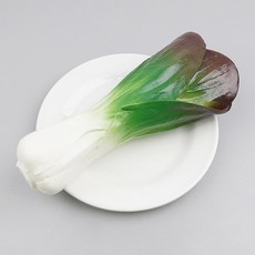청경채 모형 투톤그린 24cm 인조 야채 가짜 쌈 채소 모조 진열소품 PU