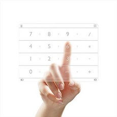 Luckey Nums Ultra-thin Smart Keyboard 무선 번호 패드 계산기 웹/폴더 Swift Launch Funtion 13인치 MacBook Air 2018용, 단일옵션