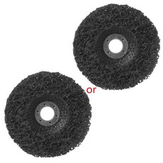 폴리 스트립 디스크 휠 페인트 녹 제거 청소 앵글 그라인더 100x16mm 용 제거, 01 Black