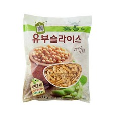 재호 유부 슬라이스 1kg x 10봉 BOX 우동 국수 고명 [재호물산], 10개
