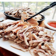 야식 술안주 편의점 먹거리 쫀득쫀득 국산 돼지 오소리감투 슬라이스 1kg, 2개