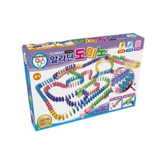 [ABC문구] 알라딘 도미노 202pcs / 프리미엄 고급형 도미노게임, 202pcs(혼합색상) - 무토도미노