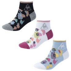 일본정품발송 Le coq sportif (르꼬끄 스 포르 티브) 여성 3P 짧은 양말 QMCOJB52 NWP 22-24 PROD21002561