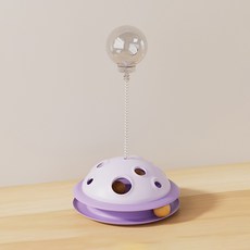 랜보어 고양이 행성 노즈워크 턴테이블, 퍼플, 1개