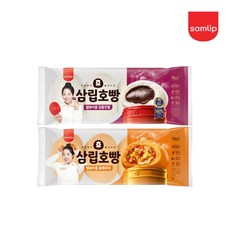 삼립 단팥호빵+피자호빵, 380g, 4개