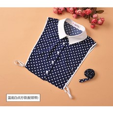 덩굴 쑥이다 쉬폰 여성 셔츠 도트 장식 배합 스웨터 이너웨어 절 대략