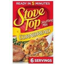 스토브탑 스터핑 믹스 170g 3팩 콘브레드 Stove Top Cornbread Stuffing Mix Side Dish 6 oz Box, 3개