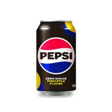 [한번에먹자쇼핑몰] 펩시 제로슈거 파인애플향 355ml 24개 + 사은품 이디야커피 2T