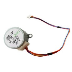 35BYJ46 DC 5V 12V 300 ohms 24V 단계 영구 자석 기어 모터 소형 스테퍼 모터 가습기 수리 부품, 01 10MM shaft_01 5V 20 Ohms