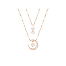 [6 2 4 [] [Rakuten Fashion] 월 탄생석] 실버 목걸이 개 세트 ℃ 용도시 액세서리