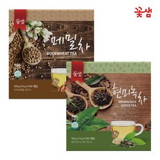 꽃샘 메밀차 100T + 현미녹차 100T (200T) N14730lI, 1개
