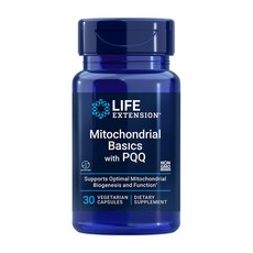 Life Extension 미토콘드리아 베이직 위드 PQQ 30 베지캡슐, 1개, 30정