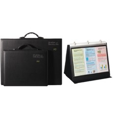 (아톰)브리핑화일 A3(PF307) - 가로형, A3 블랙, 1개