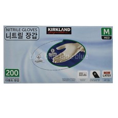 커클랜드 시그니춰 다용도 니트릴 장갑 200매 ( 중형 ), 미디움(M) 200매