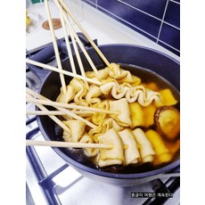(5팩) 생선숙편 연육 프리미엄 부산 오뎅탕 꼬치어묵 8개입 (40개+소스5개) 술안주, 1개
