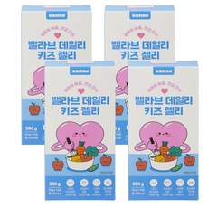  밸라브 데일리 키즈 젤리 아이간식 35가지 야채과일 식이섬유 14포 280g 4개  상품 이미지
