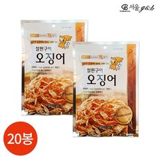 서울지앤비 철판구이 오징어 18g x 20봉, 1개