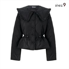 쉬즈넘버나인 빅프릴 카라 숏패딩