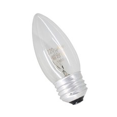 일광 백열램프 촛대구 E26 40W 전구색 투명, 단품, 1개