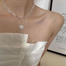 사각체인목걸이