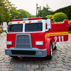 소방전동카소방차경찰차4륜유아어린이전동차