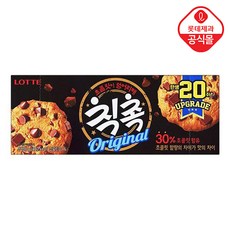 롯데제과 칙촉 오리지널 과자쿠키, 90g, 6개