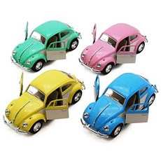 KiNSMART 1967 Volkswagen Classical Beetle Set of 4 5375DY-132 Scale Diecast Model Toy Cars, One Color_One Size, One Color, 상세 설명 참조0