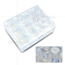 뷰티하이 아크릴 색소컵홀더 사각(9홀) 반영구화장재료