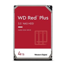 Western Digital 4TB HDD WD Red Plus NAS RAID (CMR) 3.5 WD40EFZX-EC 웨스턴 디지털 내장 인치 - wd40efzx