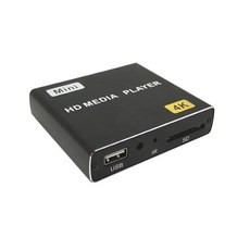 멀티미디어 미디어 광고 플레이어 TV 박스 지지대 HDMI 호환 AV 출력 USB 디스크 SD 카드 MKV H264 4K 풀 HD 1080P HDD, 없음, 1)Black - hd미디어플레이어h264