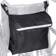 휠체어 부품 수동 계단 가방 접이식 목받침 활동형 리프트 백팩 백 조절 가능한 숄더 스트랩 대용량 및 워커 액세서리 사이드 스토리지