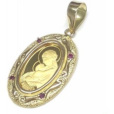 성모마리아펜던트순금