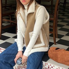 무스탕조끼 TOP01