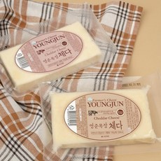 그리팅 [영준목장] 수제 체다치즈 100g, 2개