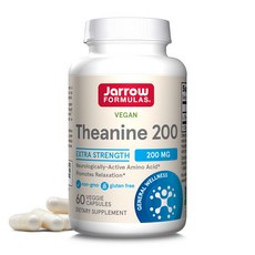 자로우포뮬러스 Jarrow Formulas L-테아닌 200mg 베지캡슐 60정, 1개