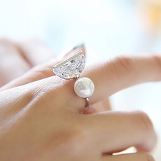 미니흑진주반지